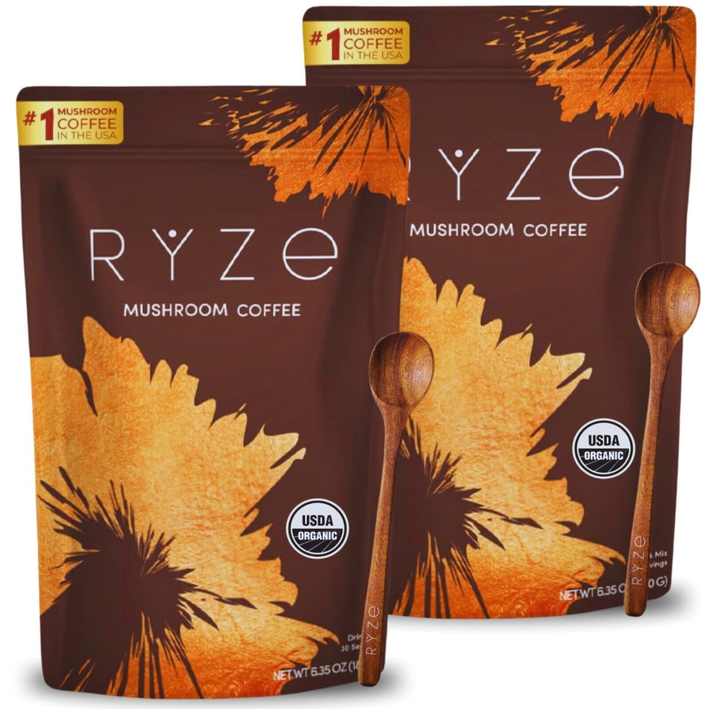 RYZE Mushroom coffee Organic Mushroom COffee 30 servings