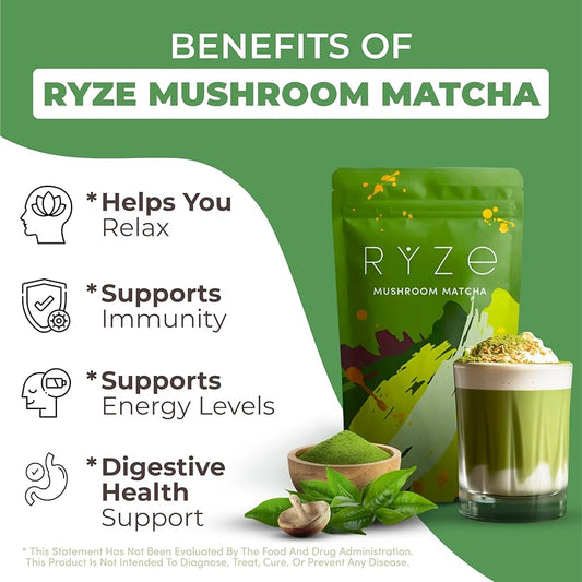 RYZE Green Matcha 30 servings